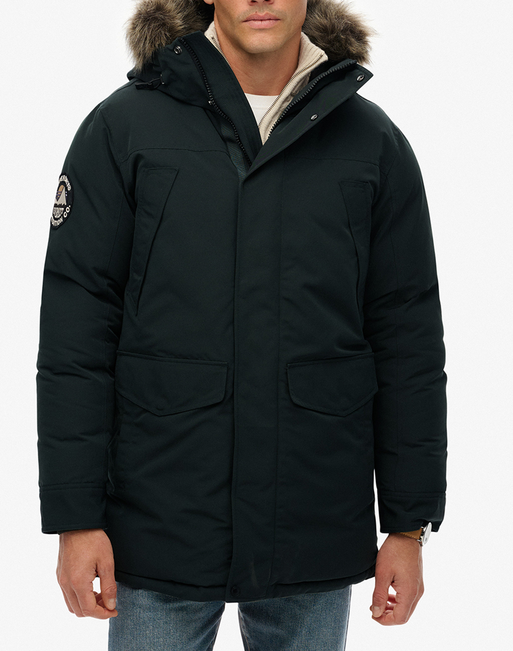 SUPERDRY D2 OVIN EVEREST FAUX FUR PARKA JACKET МЪЖКО ЯКЕ