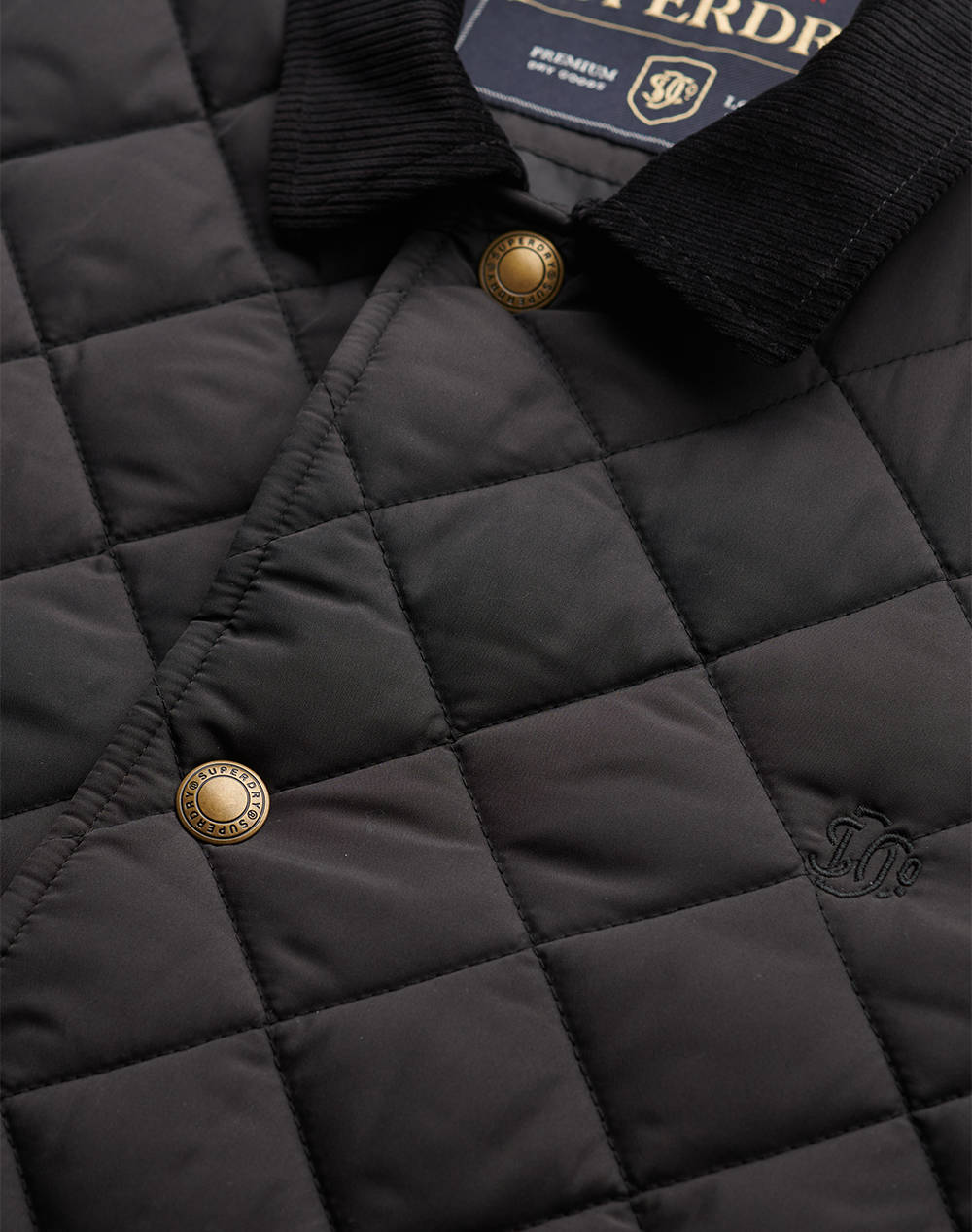 SUPERDRY D3 STUD QUILTED ESTATE COACH JACKET МЪЖКО ЯКЕ