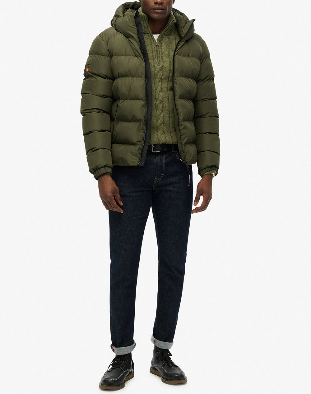SUPERDRY D1 SDSW HOODED SPORTS PUFFER JACKET МЪЖКО ЯКЕ