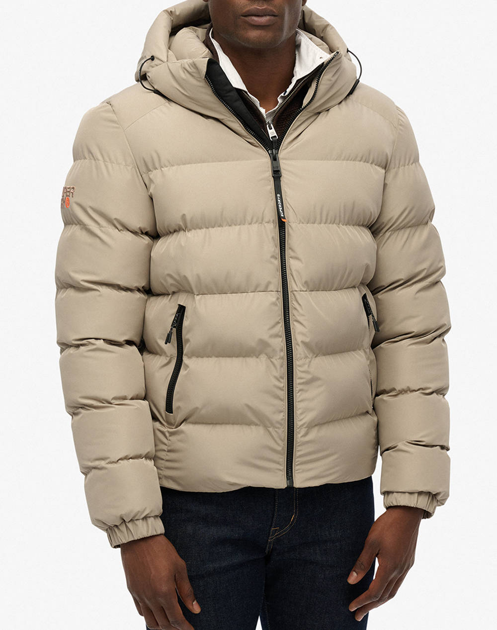 SUPERDRY D1 SDSW HOODED SPORTS PUFFER JACKET МЪЖКО ЯКЕ