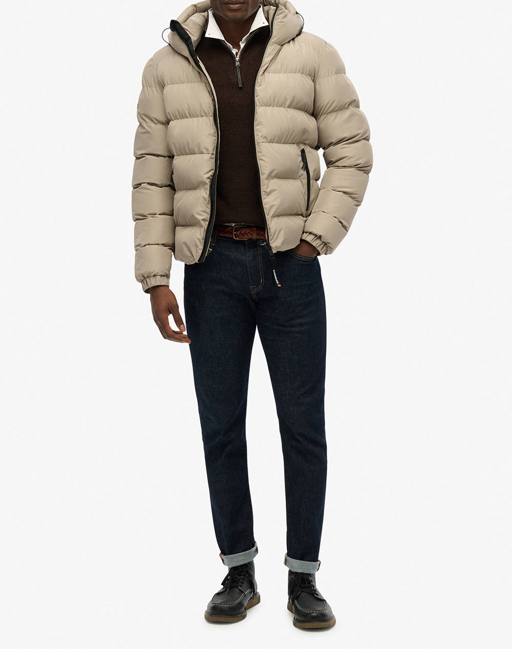 SUPERDRY D1 SDSW HOODED SPORTS PUFFER JACKET МЪЖКО ЯКЕ