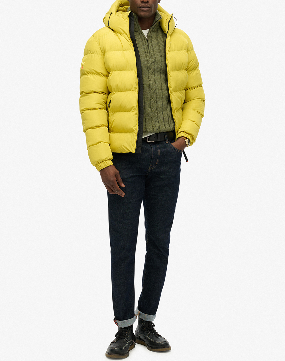 SUPERDRY D1 SDSW HOODED SPORTS PUFFER JACKET МЪЖКО ЯКЕ