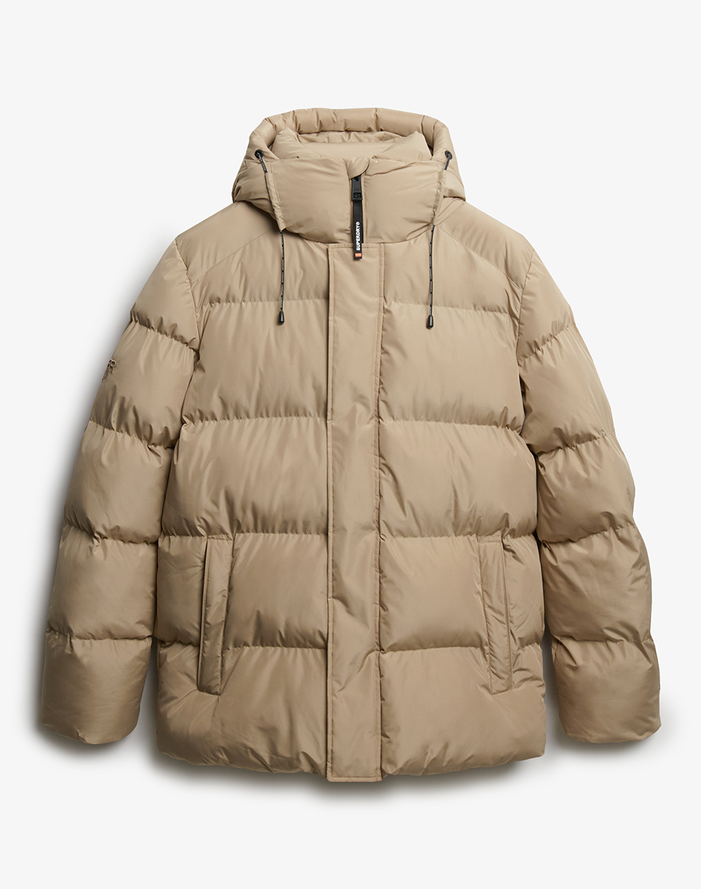 SUPERDRY D2 SDSW HOODED 5 BAFFLE SPORTS PUFFER МЪЖКО ЯКЕ