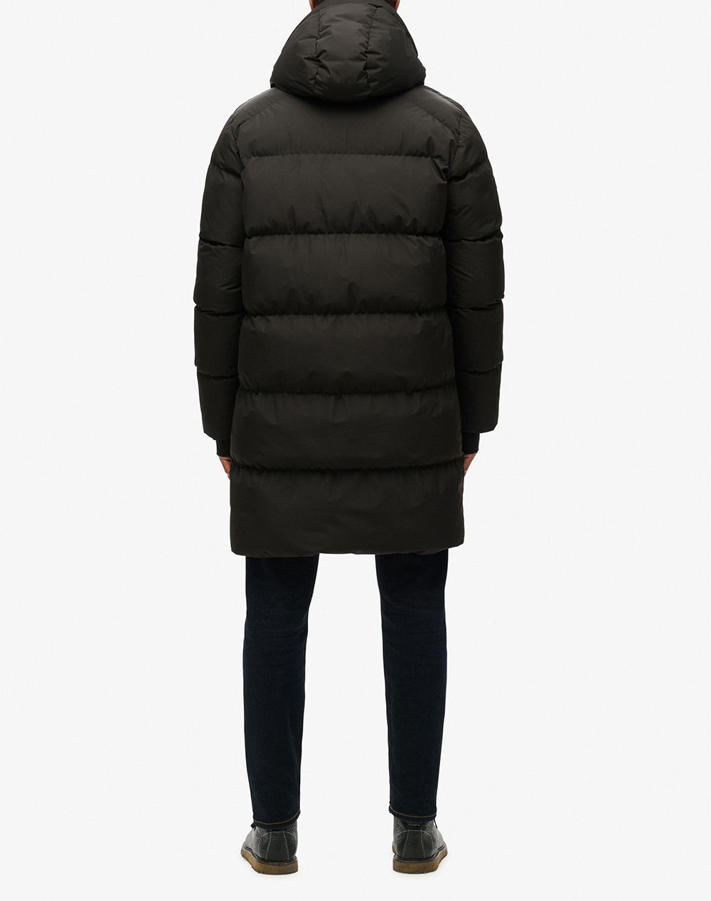 SUPERDRY D2 SDSW HOODED SPORTS PUFFER MID JKT МЪЖКО ЯКЕ