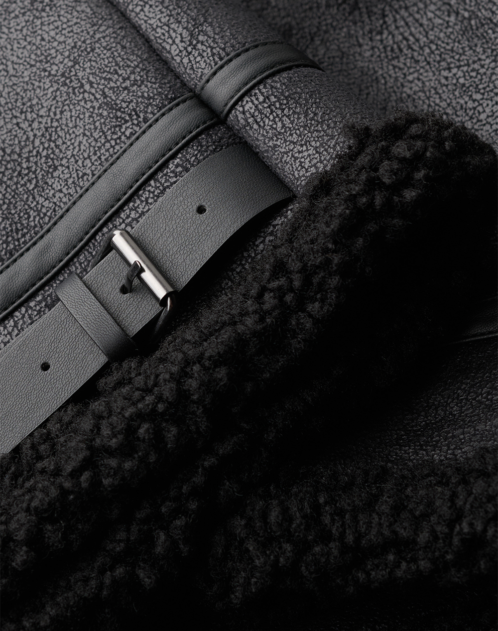 SUPERDRY D2 OVIN FAUX SHEARLING AVIATOR JACKET МЪЖКО ЯКЕ