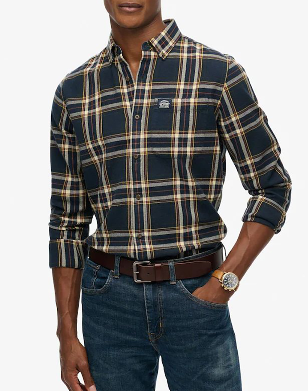 SUPERDRY D1 OVIN L/S COTTON LUMBERJACK SHIRT МЪЖКА РИЗА