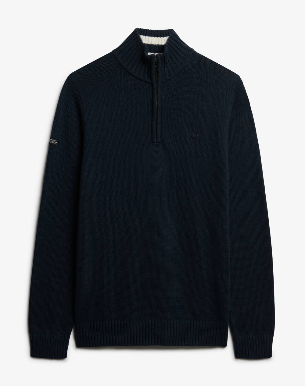 SUPERDRY D1 OVIN COTTON HALF ZIP KNIT ΠKNITTED MENS
