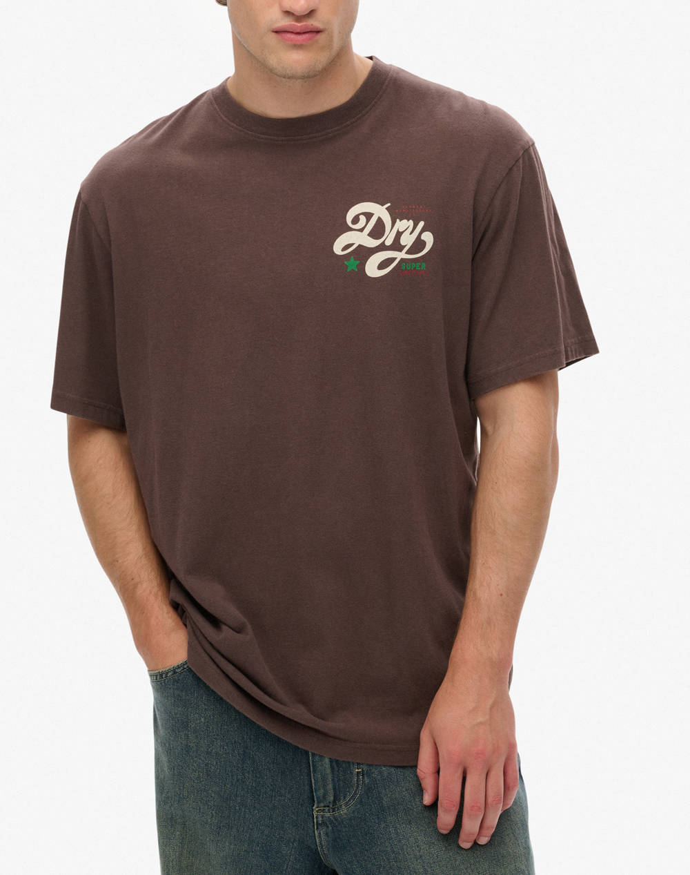 SUPERDRY D1 OVIN TAP ROOM OVERSIZED TEE MENS T-SHIRT