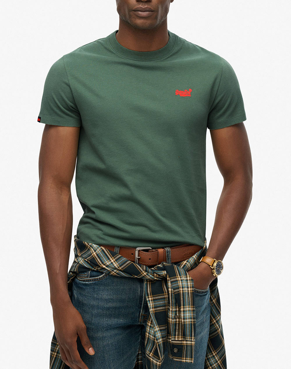 SUPERDRY D1 ESSENTIAL LOGO EMB TEE МЪЖКА ТЕНИСКА