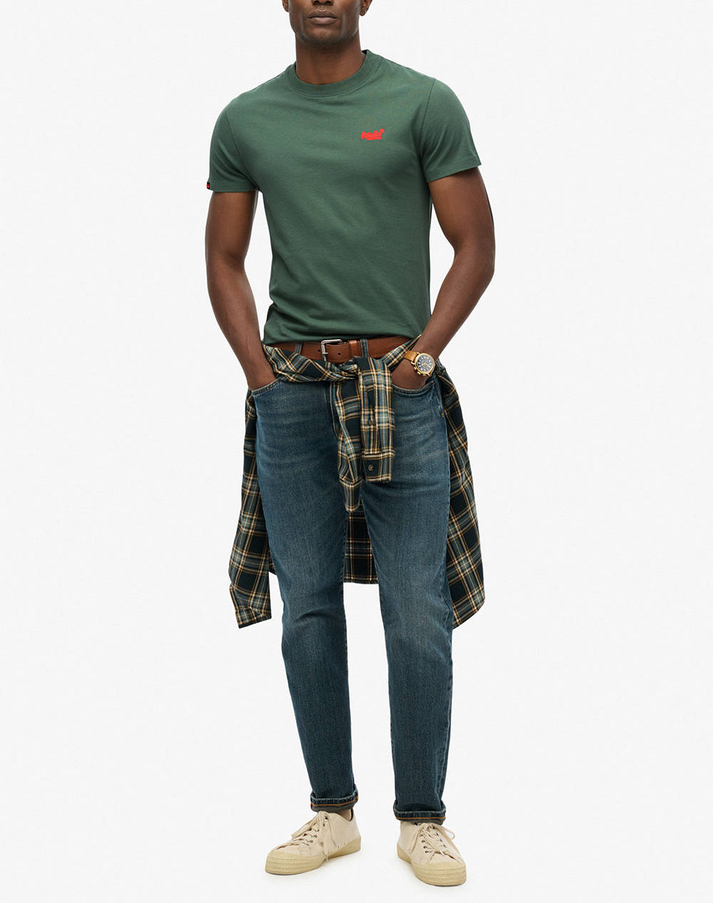 SUPERDRY D1 ESSENTIAL LOGO EMB TEE МЪЖКА ТЕНИСКА