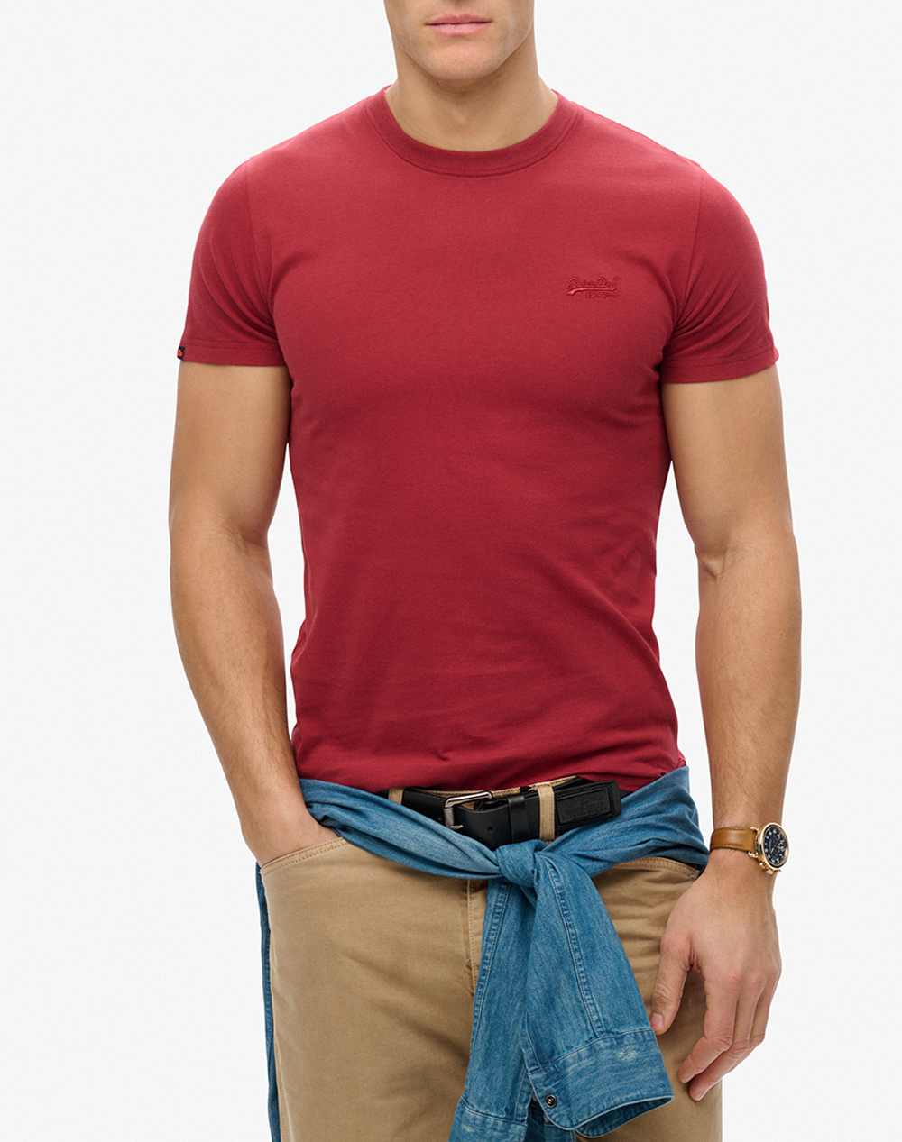 SUPERDRY D1 ESSENTIAL LOGO EMB TEE МЪЖКА ТЕНИСКА