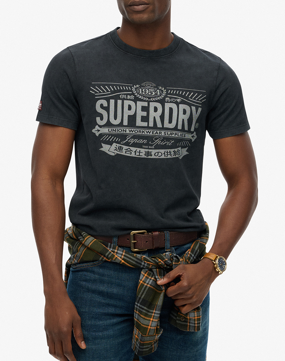 SUPERDRY D2 OVIN HERITAGE BRAND RELAXED TEE МЪЖКА БЛУЗА
