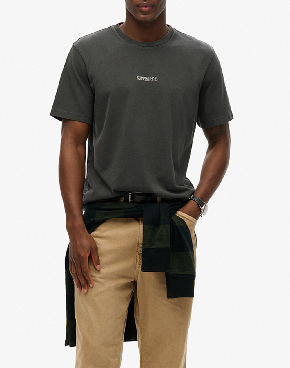 SUPERDRY D1 SDSW MICRO LOGO T SHIRT МЪЖКА ТЕНИСКА