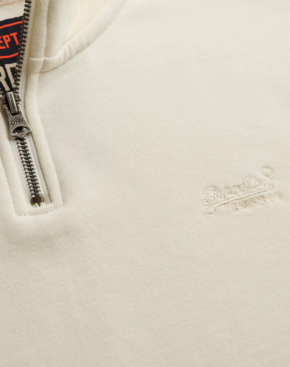 SUPERDRY D1 OVIN ESSENTIAL LOGO HENLEY MENS SWEATSHIRT