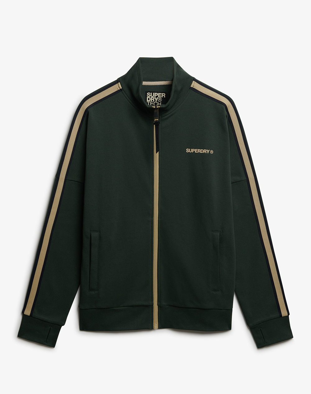 SUPERDRY D2 OVIN TECH CULT LOOSE TRACK TOPМЪЖКИ СУИТШЪРТ