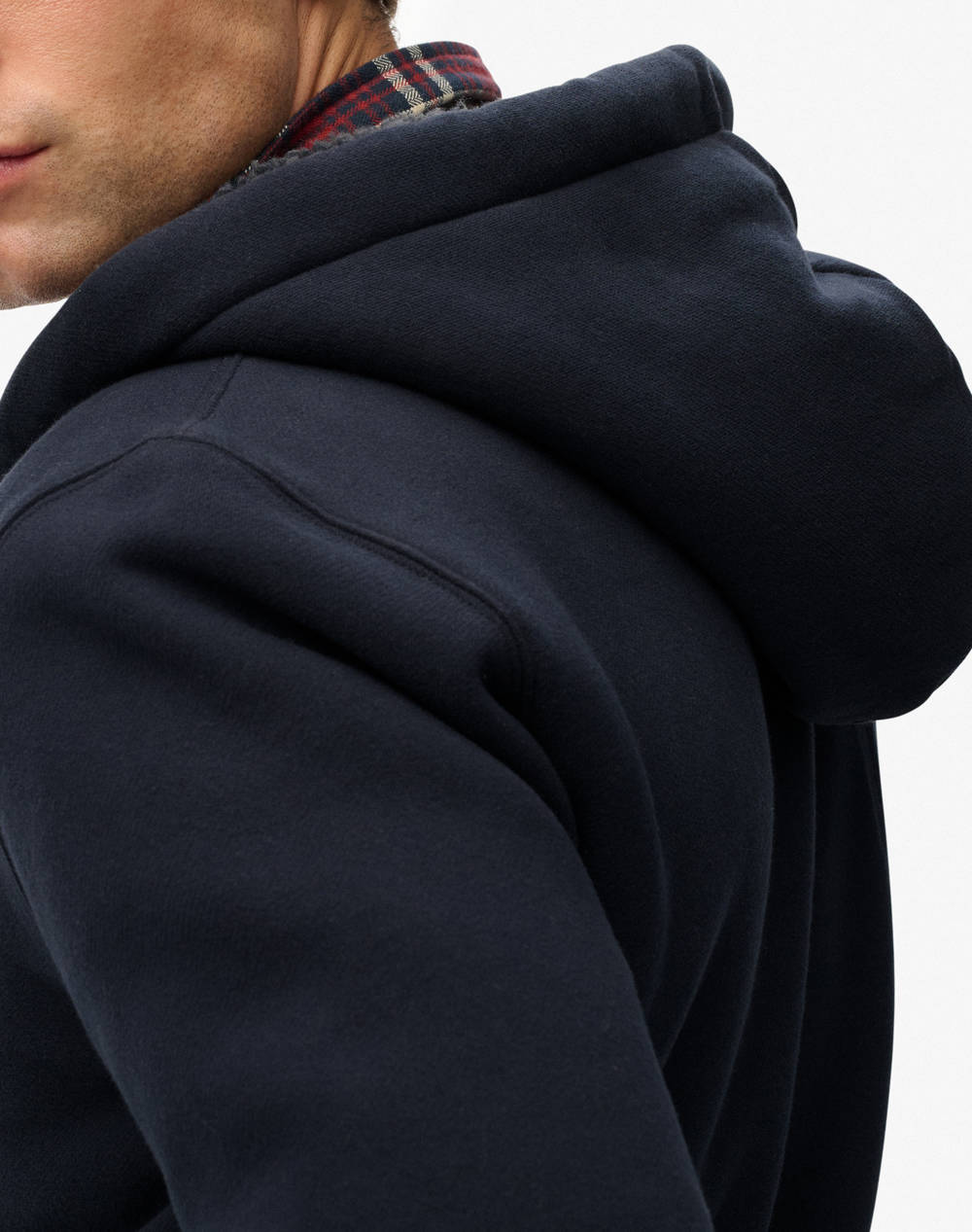 SUPERDRY D1 BORG LINED ZIPHOOD MENS SWEATSHIRT