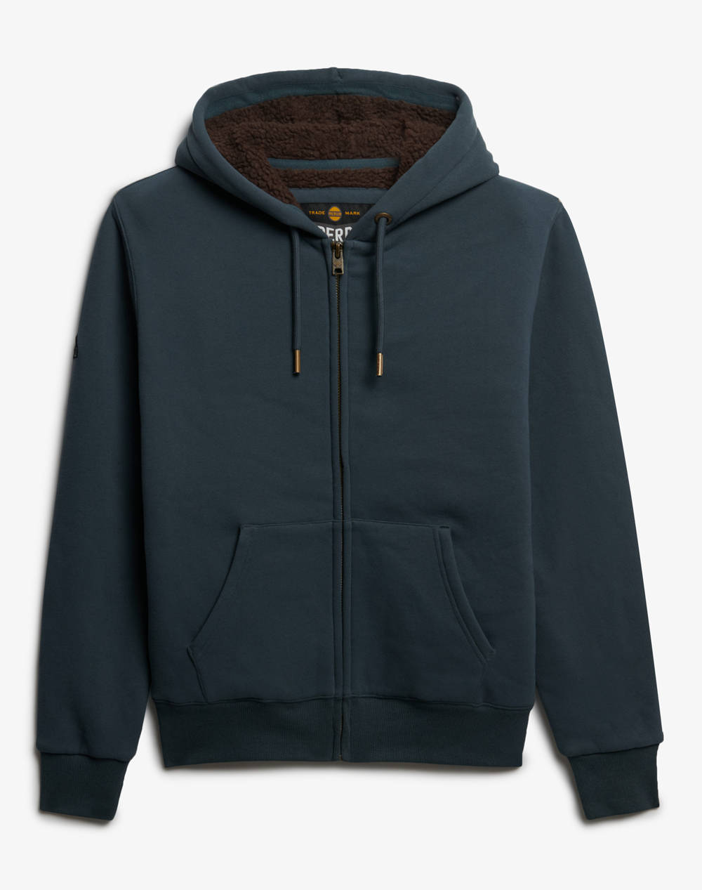 SUPERDRY D1 BORG LINED ZIPHOOD MENS SWEATSHIRT