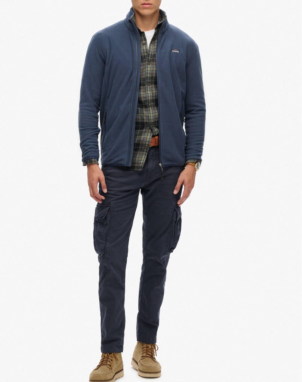 SUPERDRY D1 OVIN POLAR FLEECE FULL ZIP MENS SWEATSHIRT