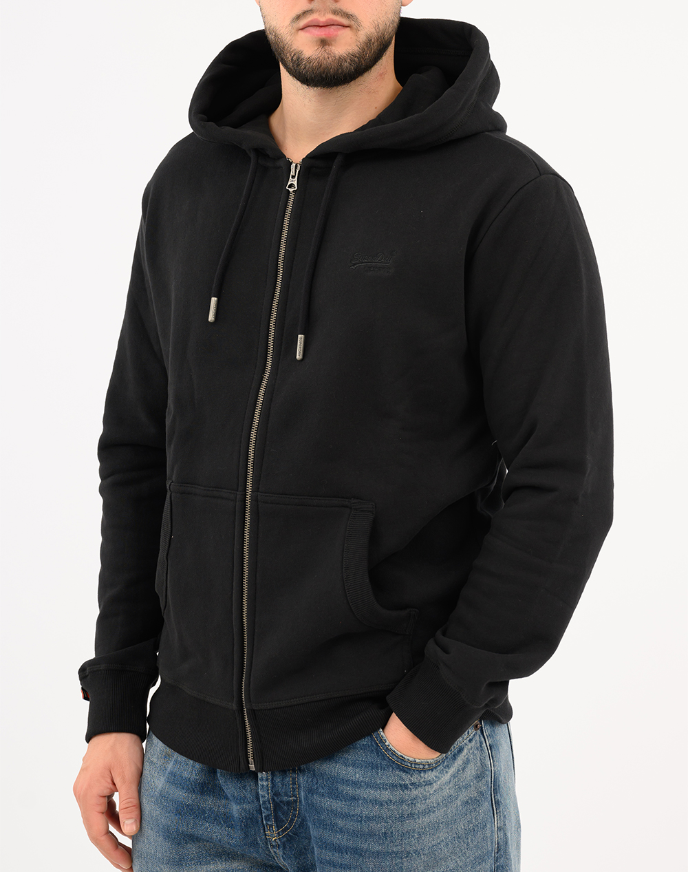 SUPERDRY D1 OVIN ESSENTIAL LOGO ZIP HOODIE HB MENS SWEATSHIRT