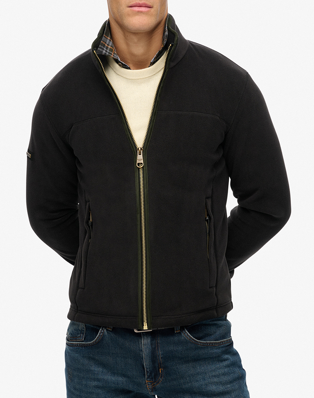 SUPERDRY D3 OVIN ESTATE FULL ZIP FLEECEМЪЖКИ СУИТШЪРТ