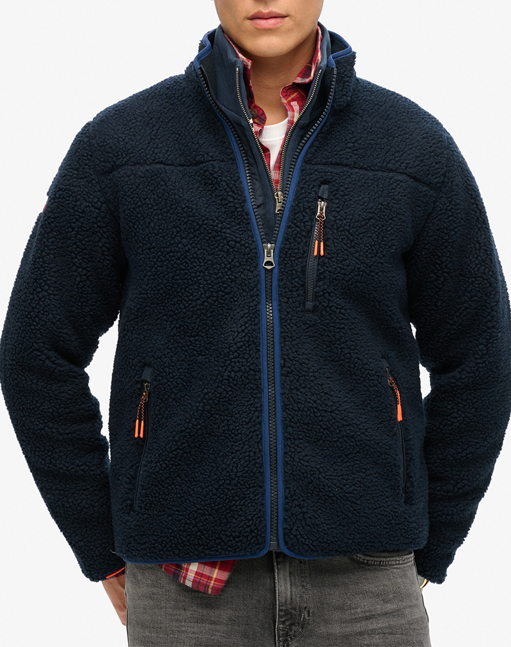 SUPERDRY D2 OVIN OUTDOOR FULL ZIP FLEECE МЪЖКИ СУИТШЪРТ