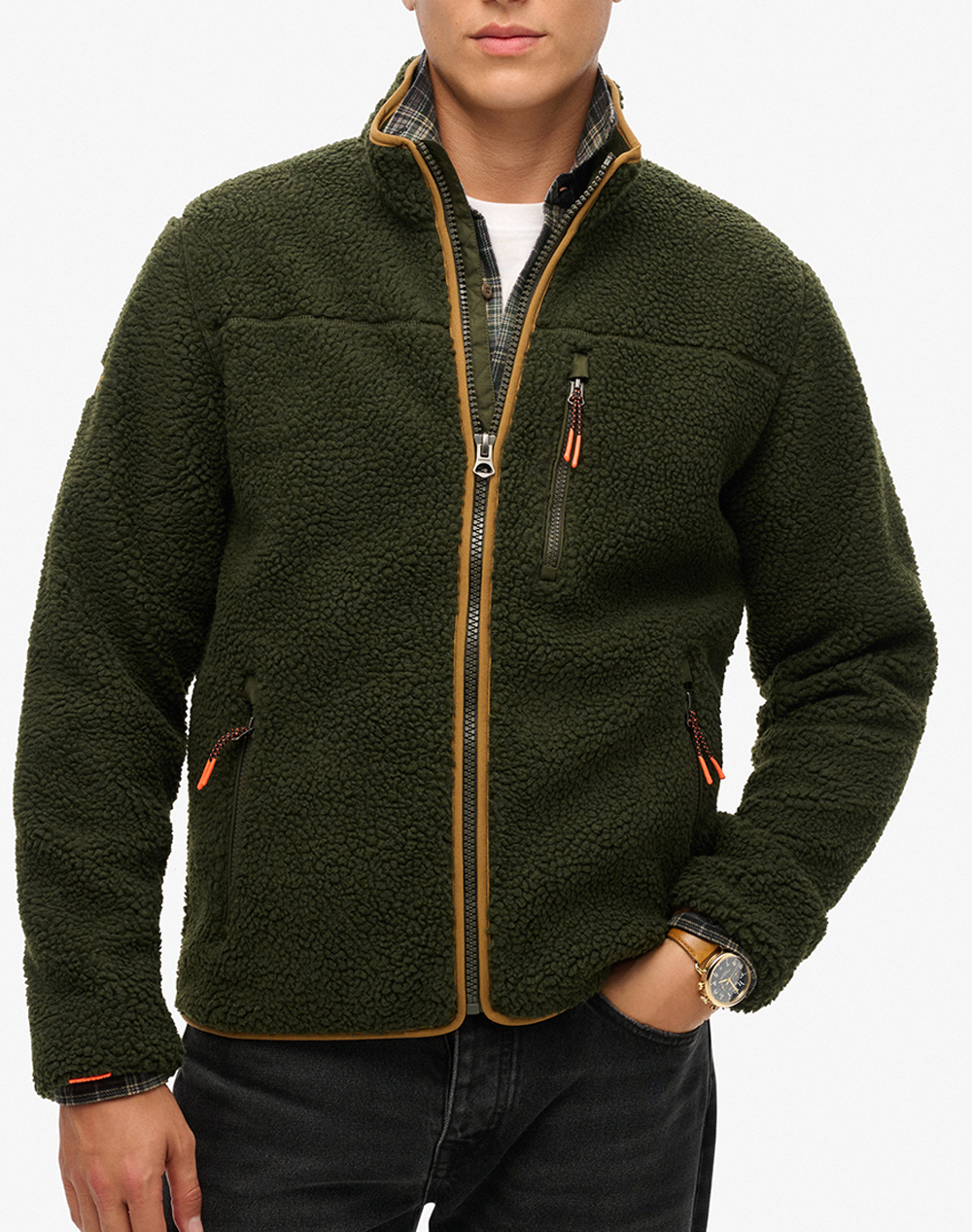 SUPERDRY D2 OVIN OUTDOOR FULL ZIP FLEECE МЪЖКИ СУИТШЪРТ
