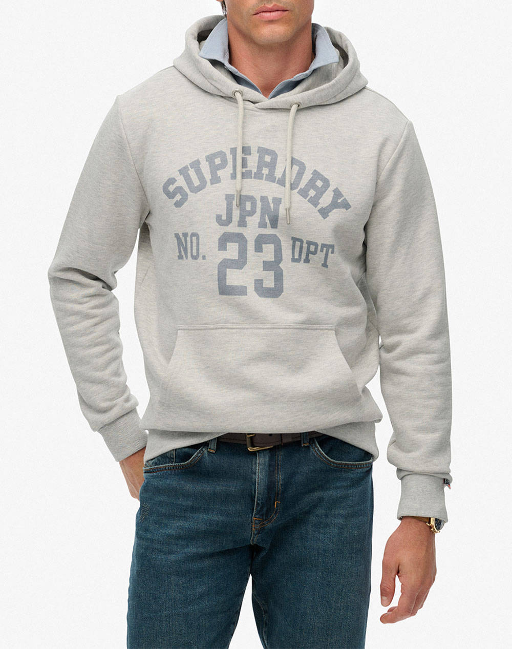 SUPERDRY D1 OVIN ATHLETIC ESS HOODIE MENS SWEATSHIRT