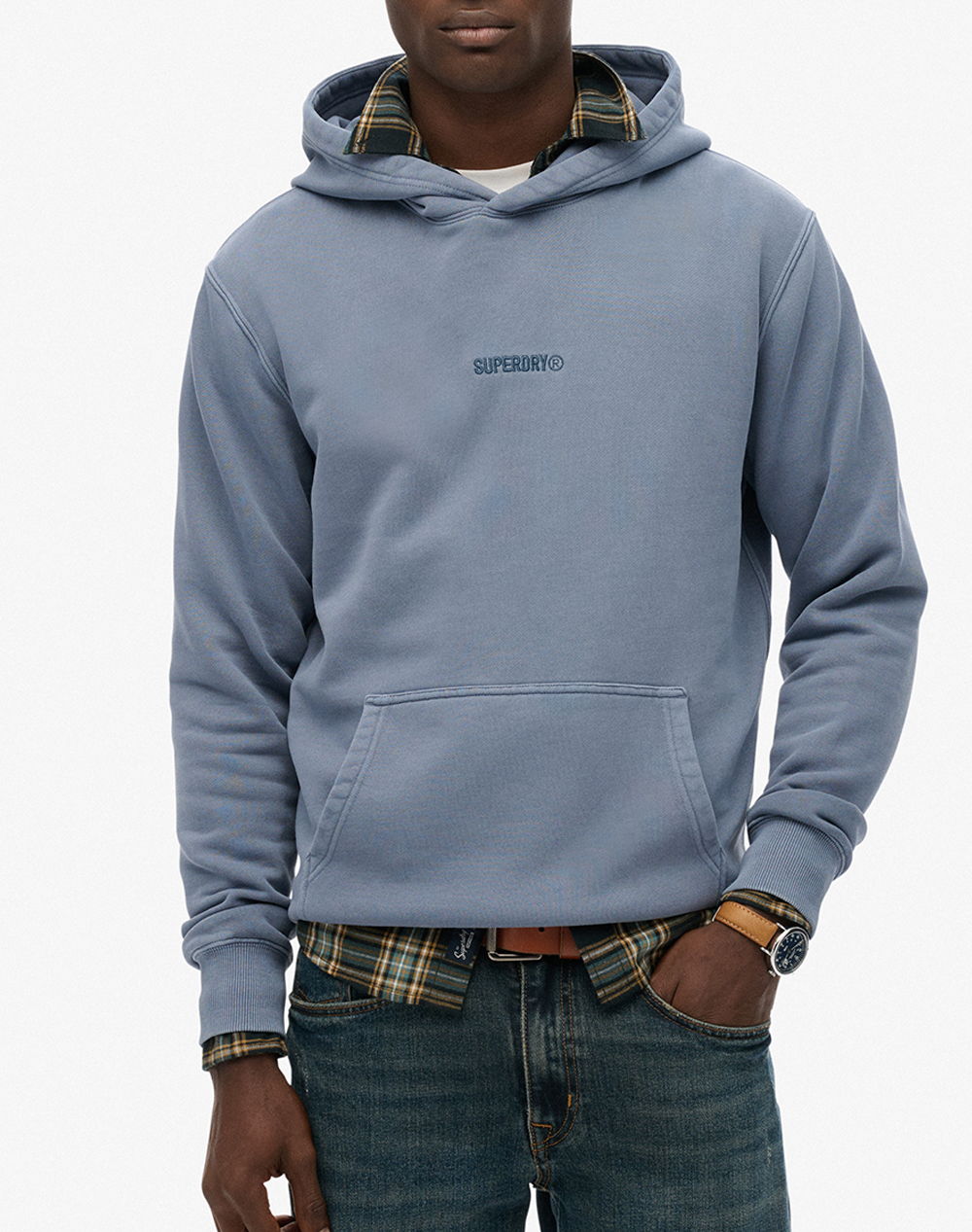 SUPERDRY D1 SDSW MICRO LOGO HOOD МЪЖКИ СУИТШЪРТ