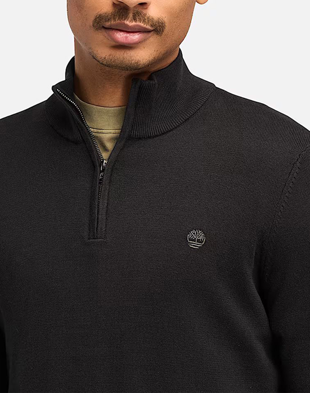 TIMBERLAND WILLIAMS RIVER Cotton YD 1/4 Zip Sweater