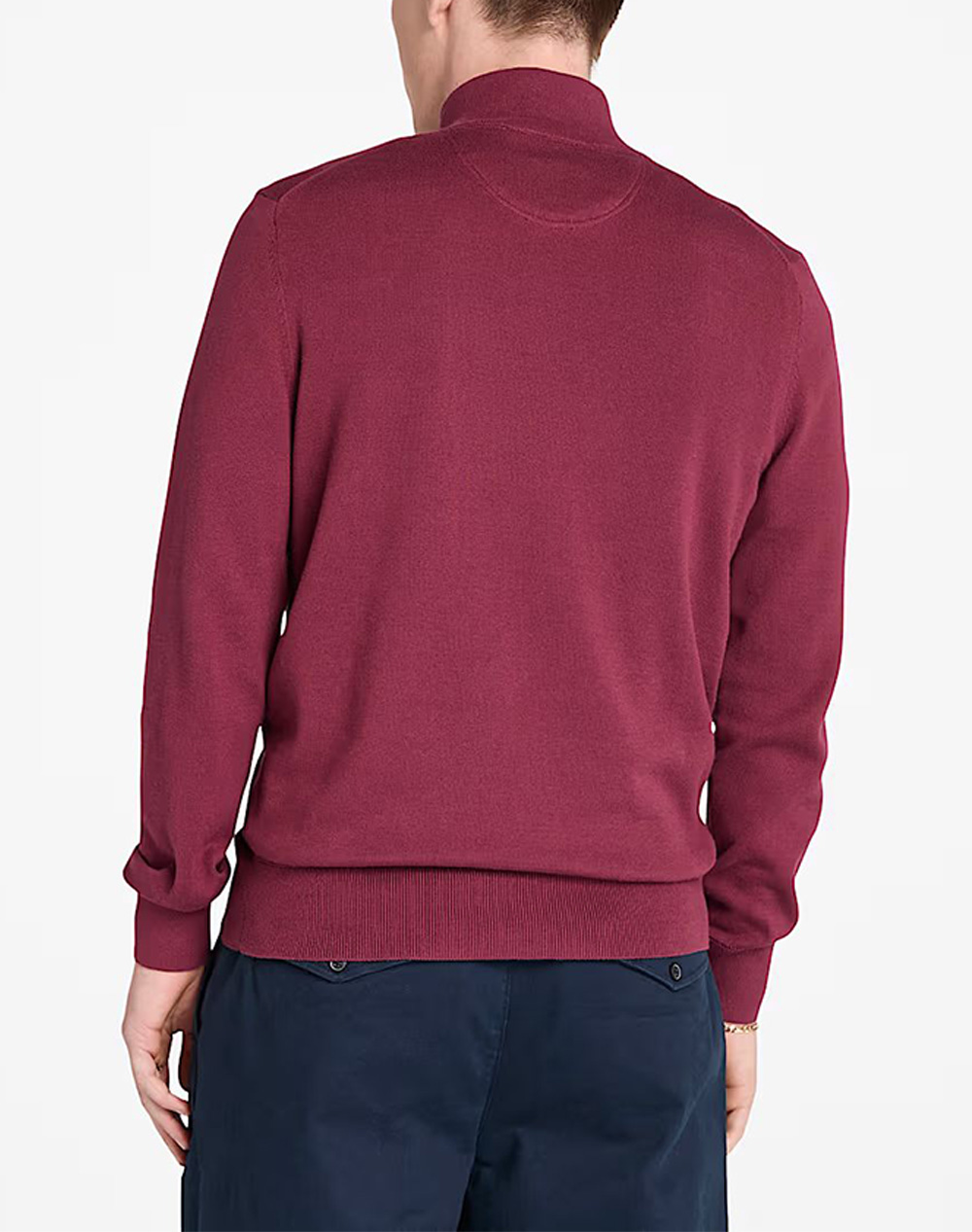 TIMBERLAND WILLIAMS RIVER Cotton YD 1/4 Zip Sweater