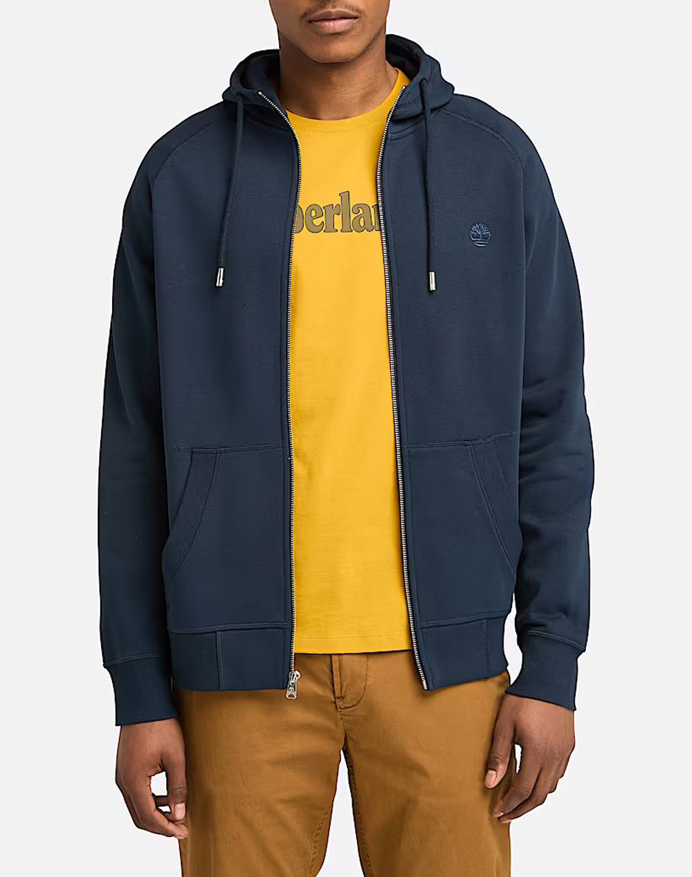 TIMBERLAND EXETER RIVER Brushed Back Full Zip Hoodie