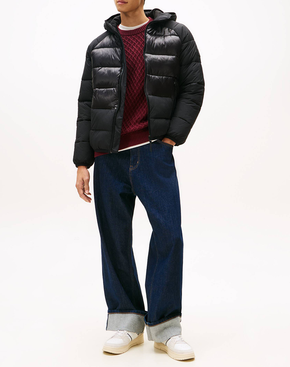 TOMMY JEANS TJM HOODED GLOSS MATT PUFFER EXT