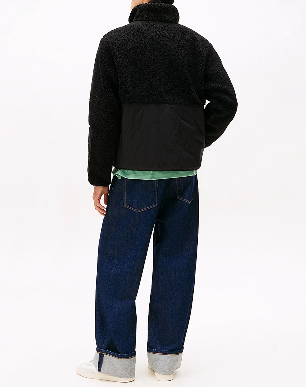 TOMMY JEANS TJM ESSENTL MIX TEDDY JACKET EXT