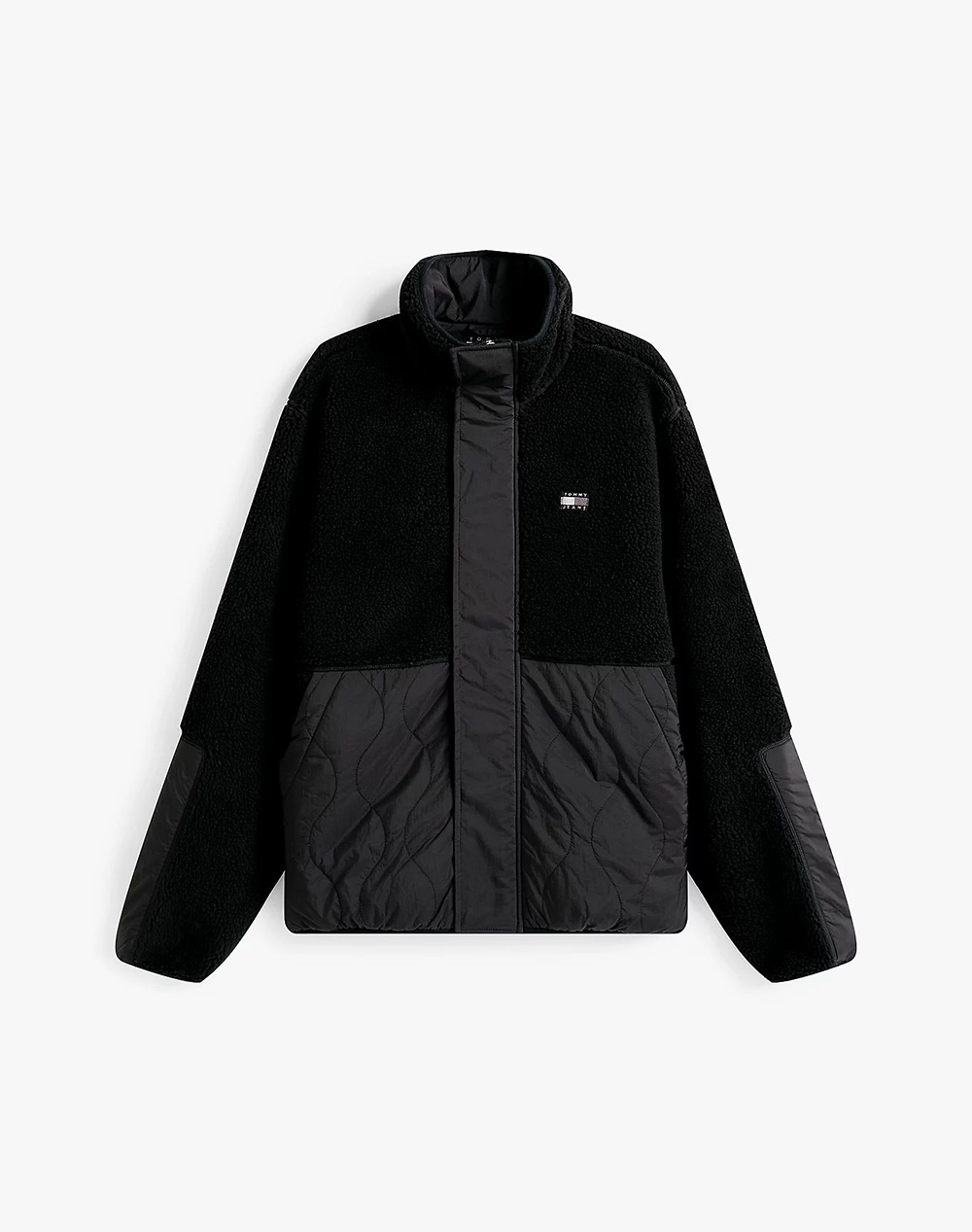 TOMMY JEANS TJM ESSENTL MIX TEDDY JACKET EXT