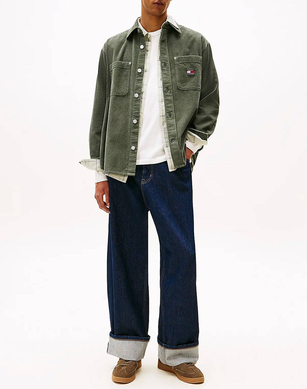 TOMMY JEANS TJM RLX WASHED CORD SHIRT EXT