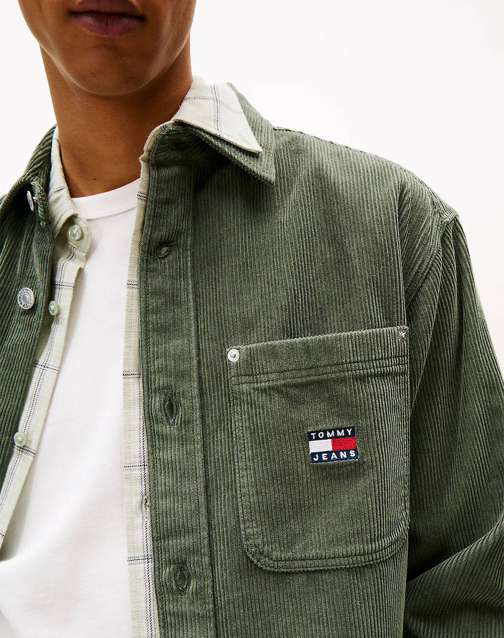 TOMMY JEANS TJM RLX WASHED CORD SHIRT EXT
