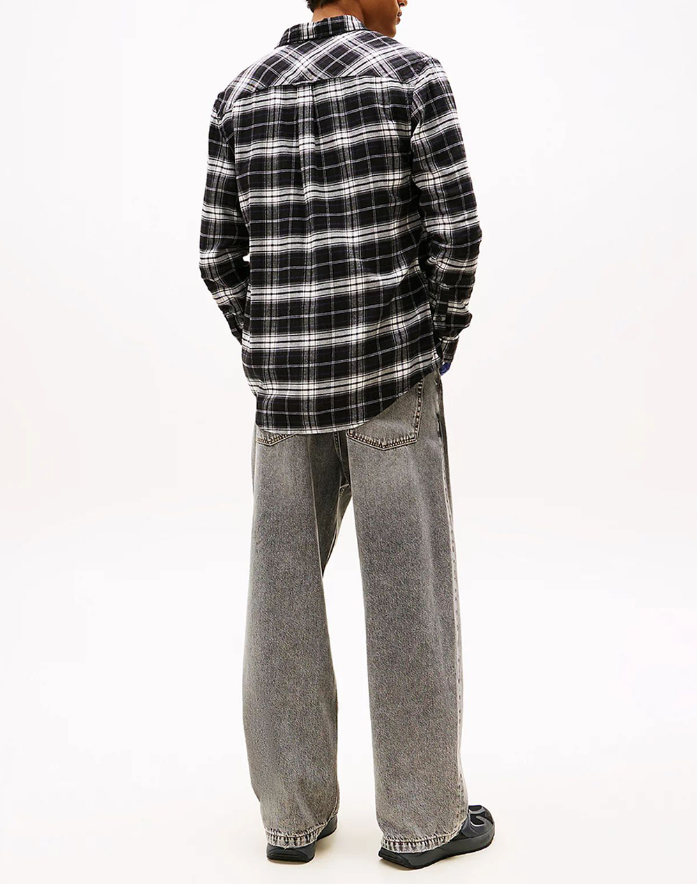 TOMMY JEANS TJM REG FLANNEL CHECK SHIRT EXT