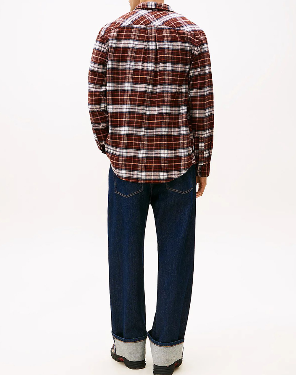 TOMMY JEANS TJM REG FLANNEL CHECK SHIRT EXT
