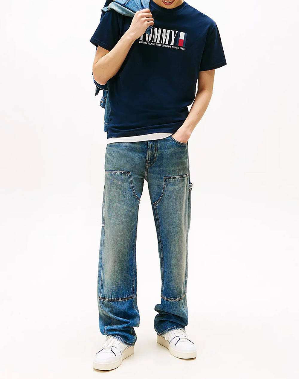 TOMMY JEANS TJM REG TOMMY DNA FLAG TEE EXT