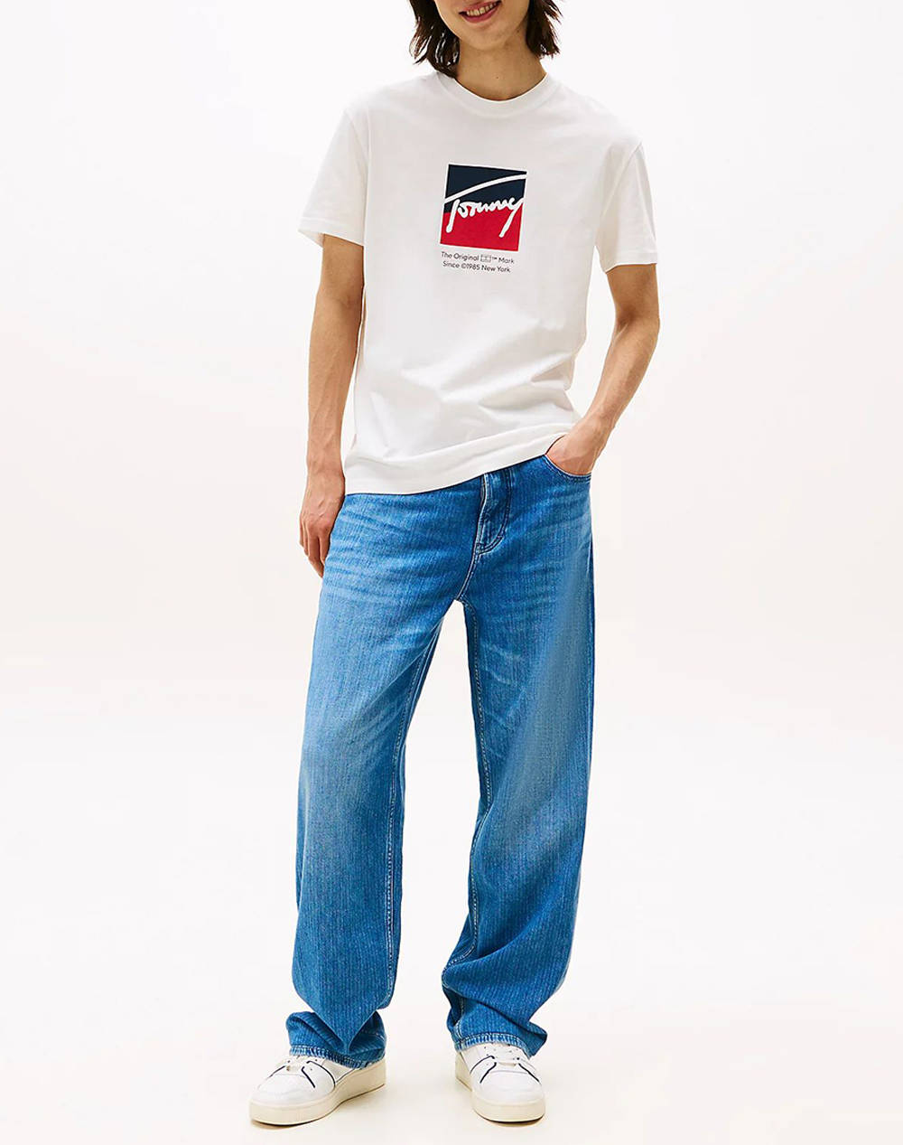 TOMMY JEANS TJM REG RWB DNA TEE