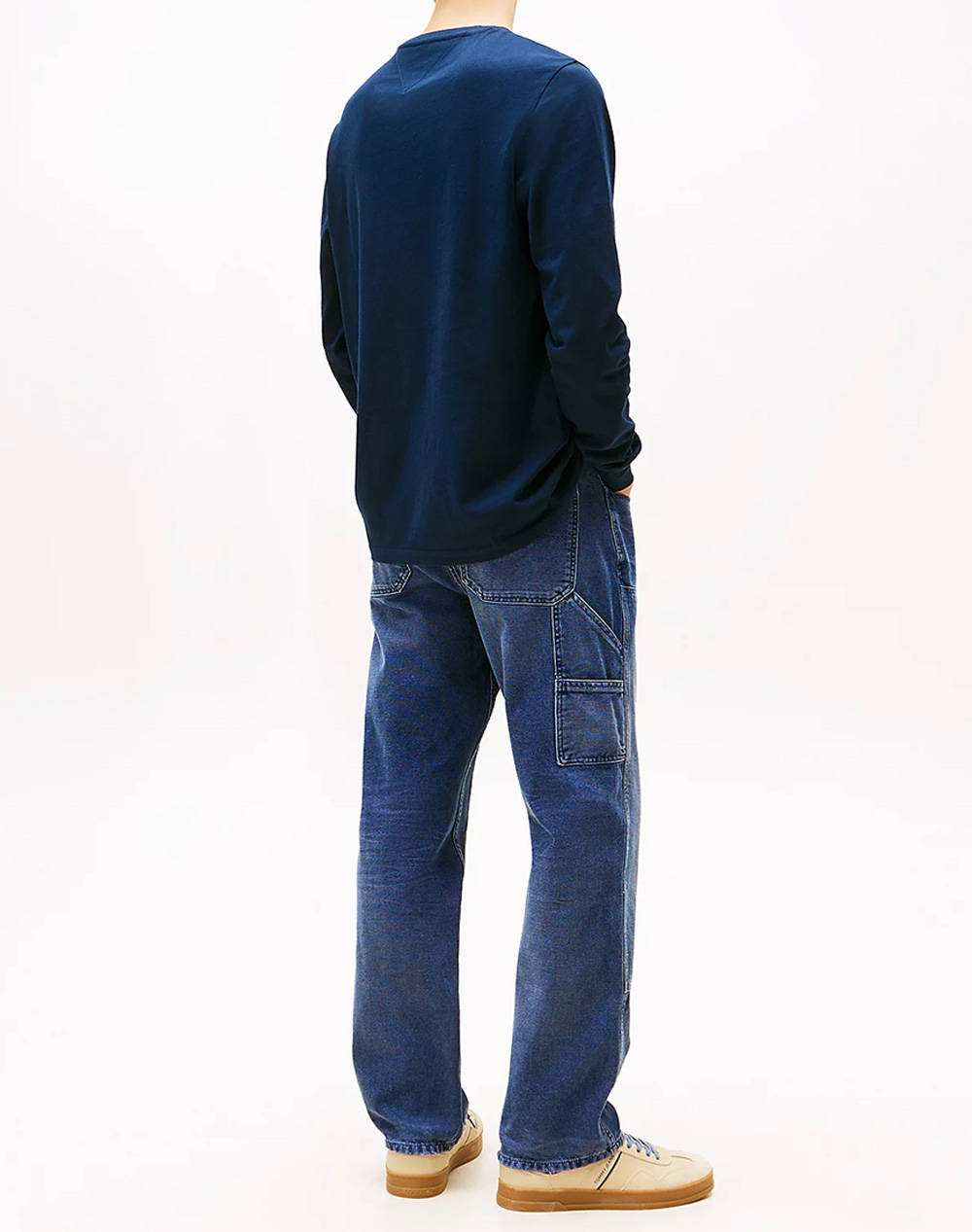 TOMMY JEANS TJM SLIM CHEST LINEAR LS TEE EXT