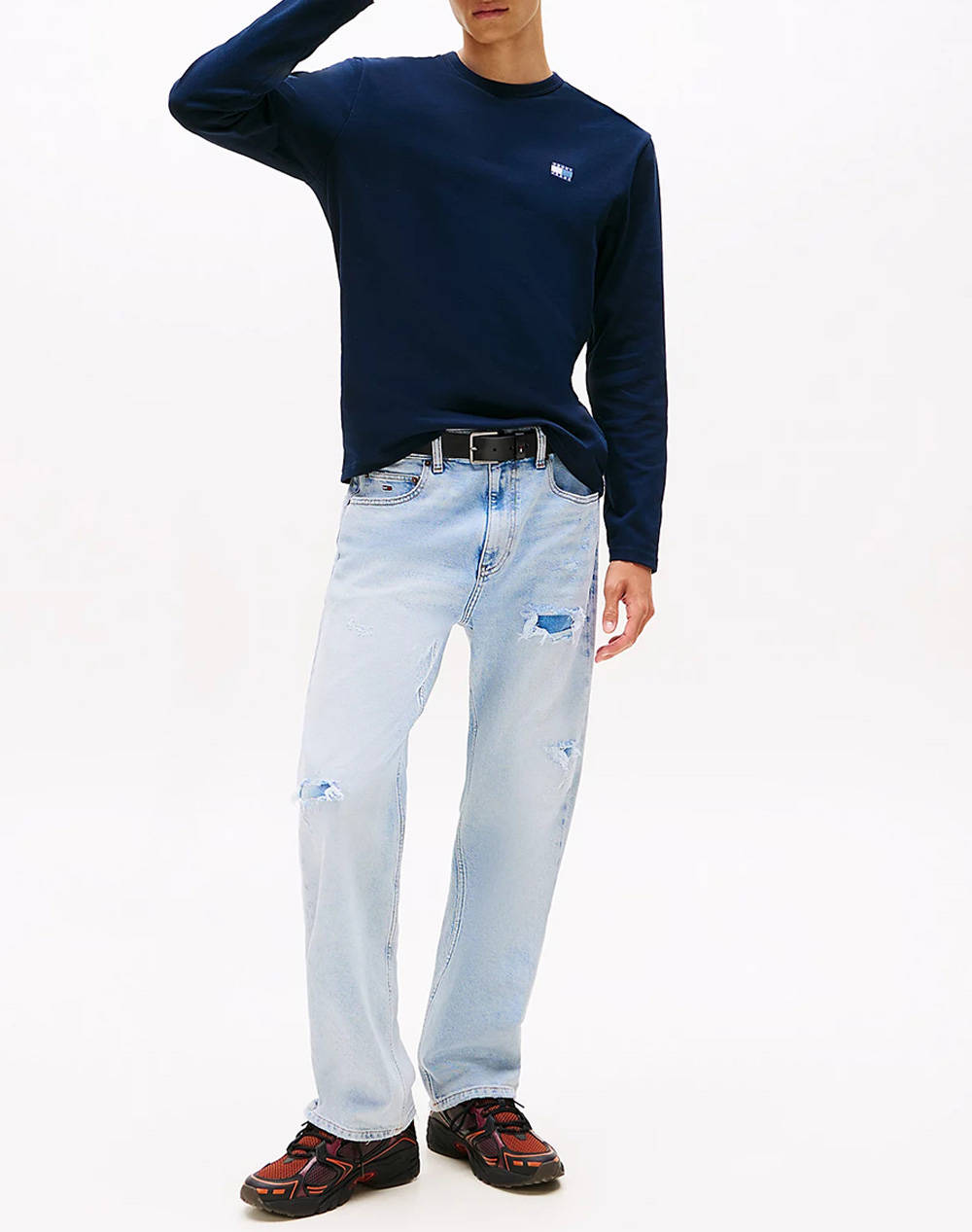 TOMMY JEANS TJM REG BADGE TEE LS