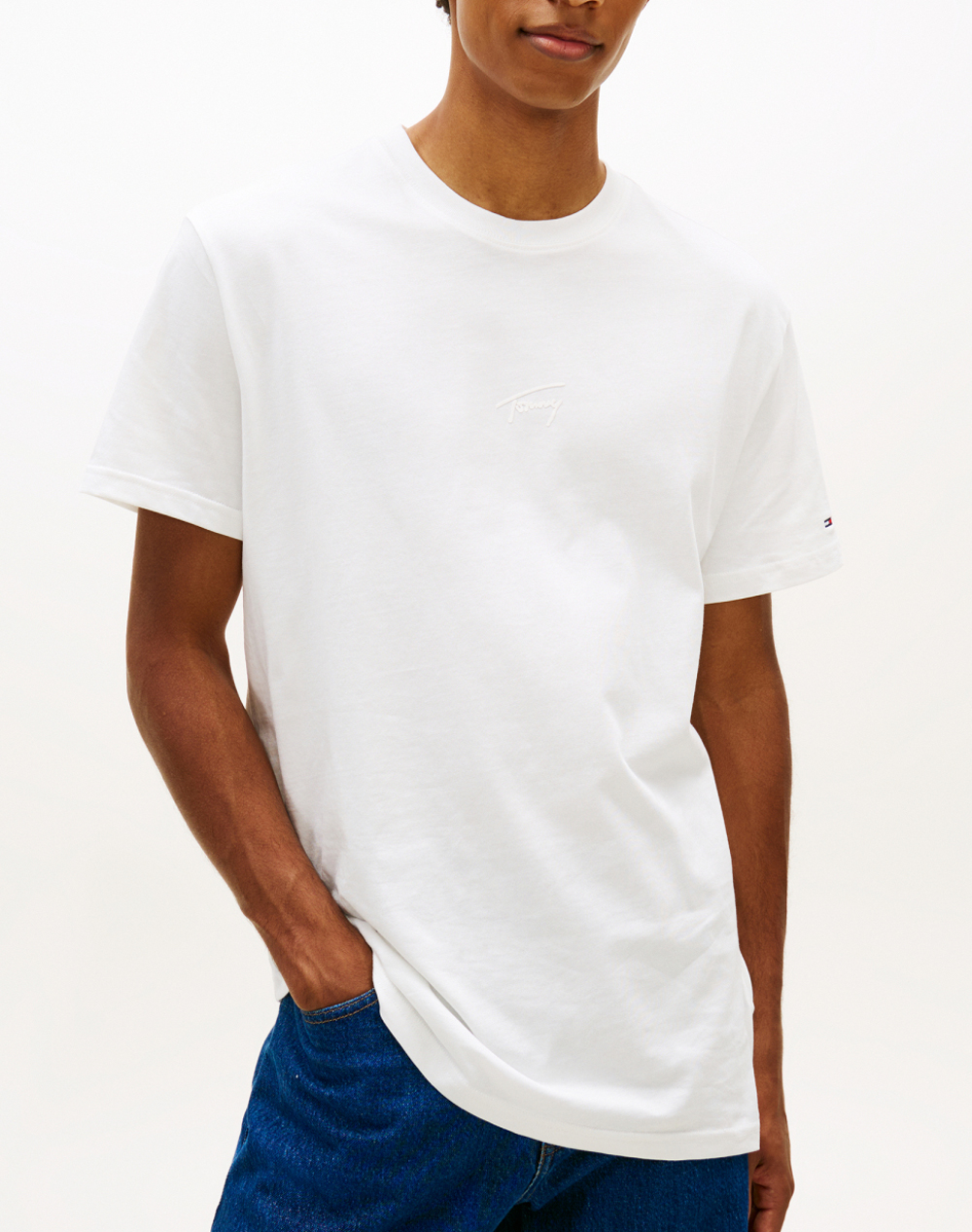TOMMY JEANS TJM REG TONAL SIGNATURE TEE