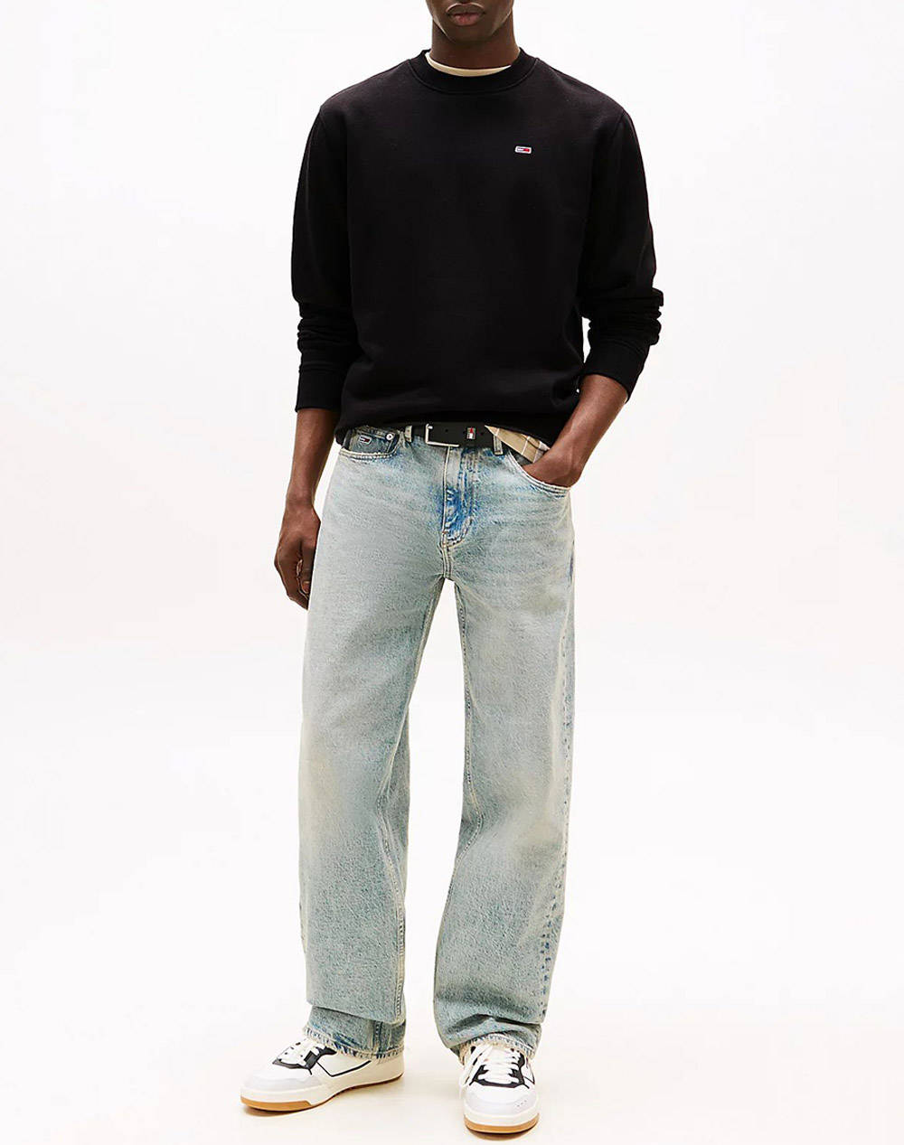 TOMMY JEANS TJM REG S FLAG CREW