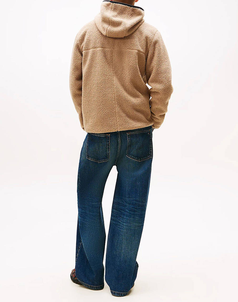 TOMMY JEANS TJM REG BADGE TEDDY ZIP TRU EXT