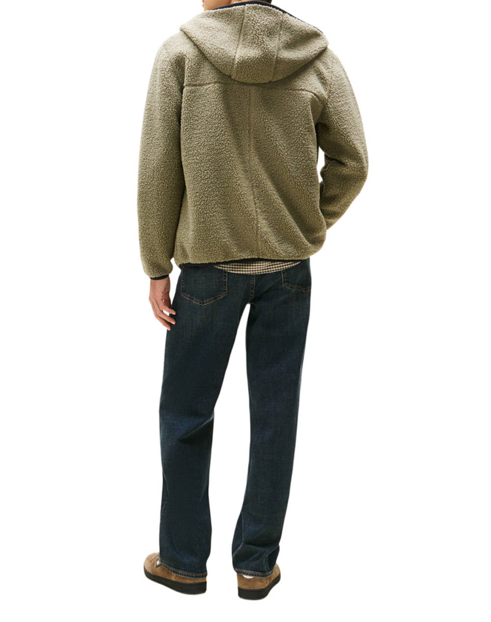 TOMMY JEANS TJM REG BADGE TEDDY ZIP TRU EXT