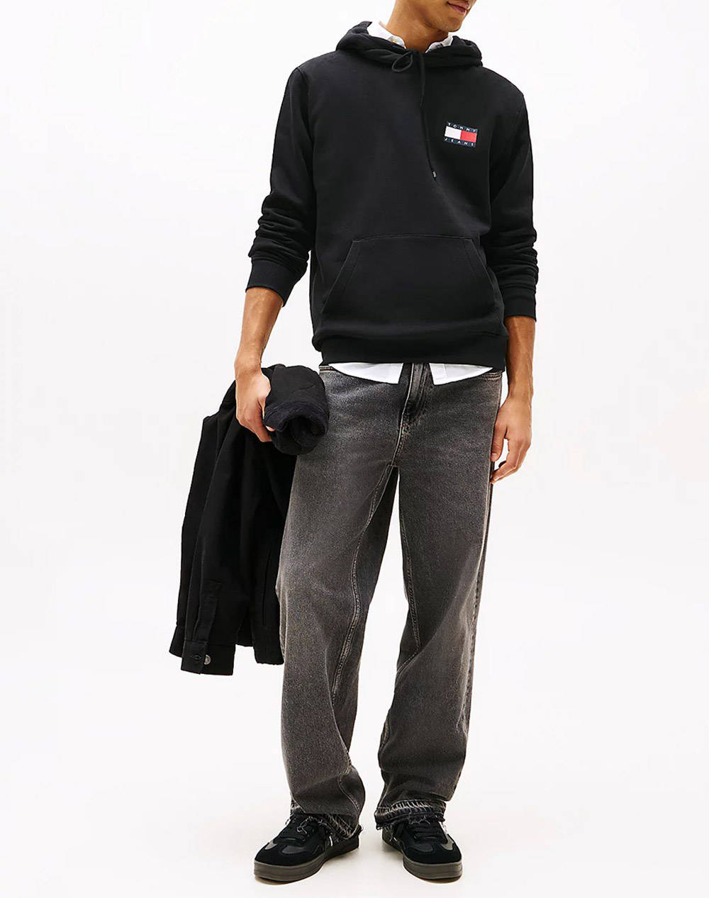 TOMMY JEANS TJM REG ESSENTIAL FLAG HOOD EXT