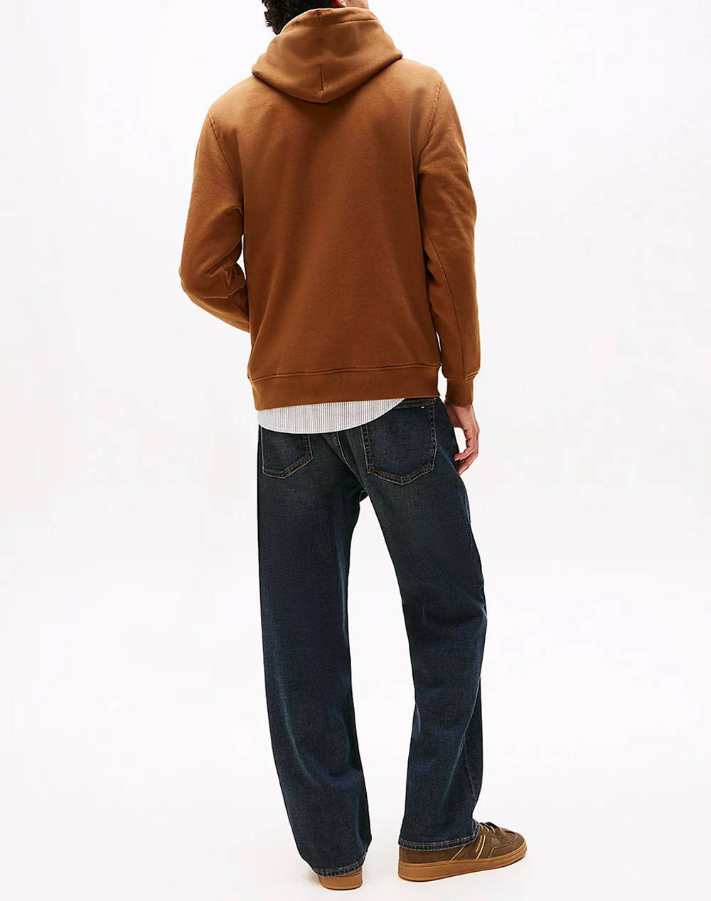 TOMMY JEANS TJM REG LINEAR LOGO HOODIE EXT