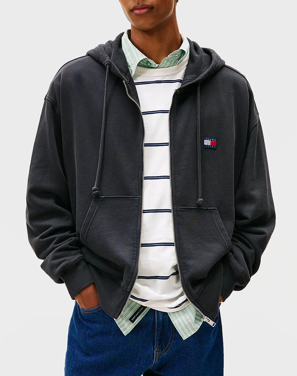 TOMMY JEANS TJM 90S NEW CLSSCS FZ HOODIE