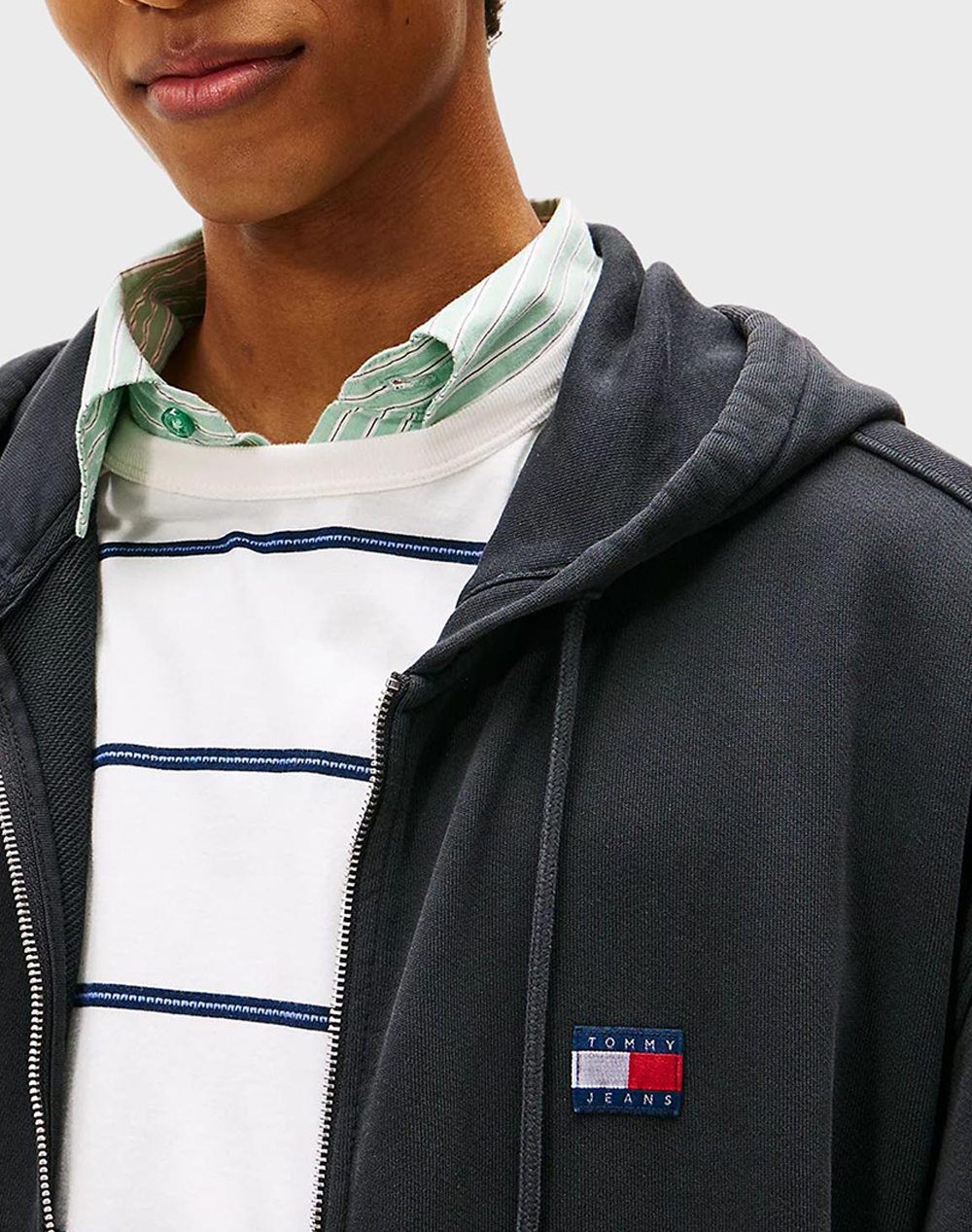 TOMMY JEANS TJM 90S NEW CLSSCS FZ HOODIE